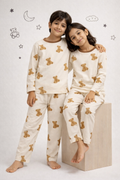 Teddy Bear Comfort Night Suit – Kids Cotton Sleepwear (Boy & Girl)