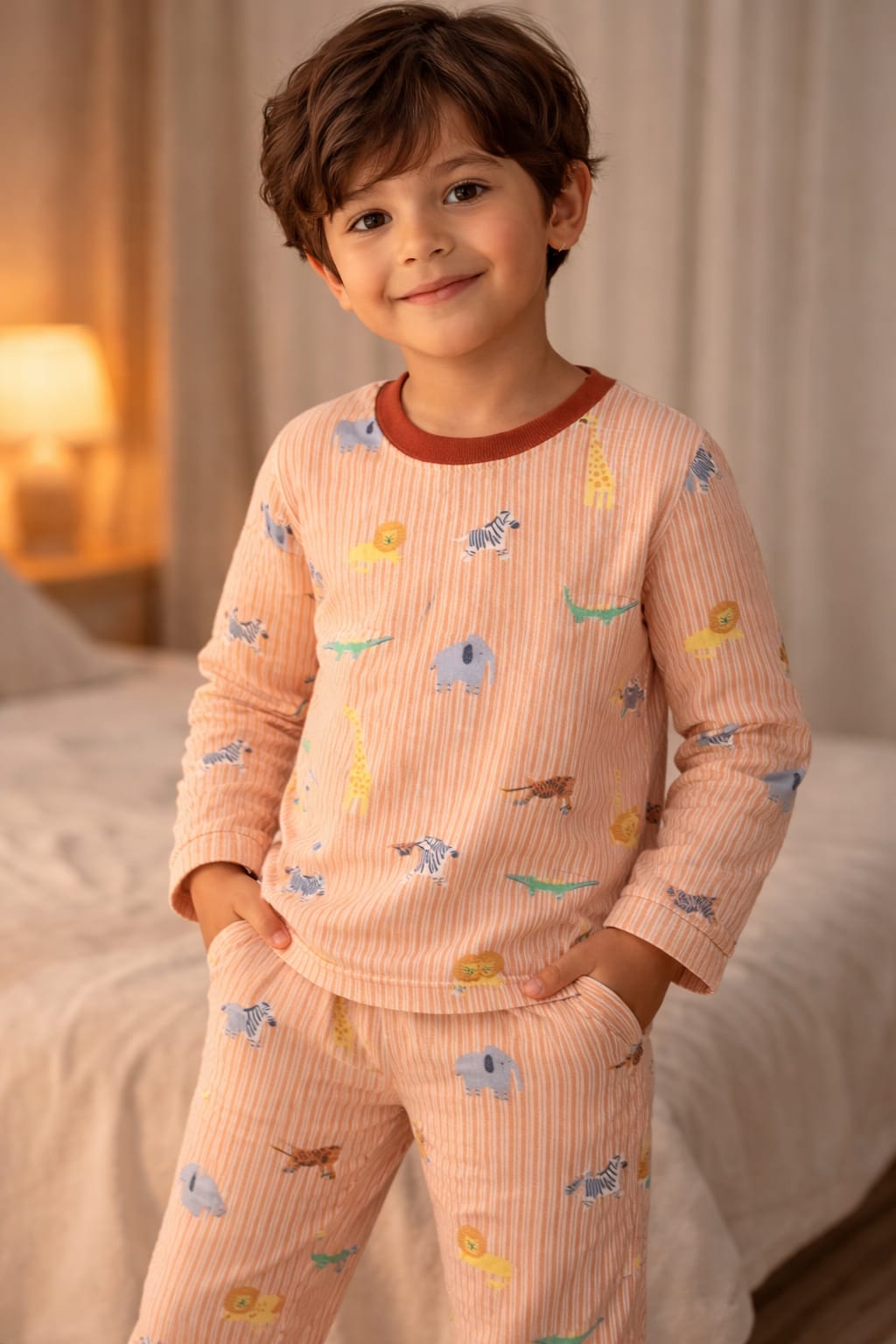 Animal Kingdom Summer Nightsuit – Soft & Breathable Jersey
