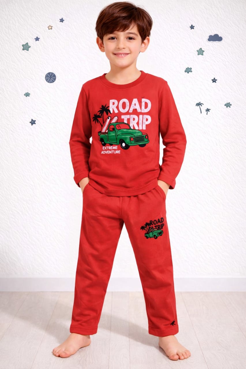Road Trip Adventure Luxe – Premium Kids Summer Cotton Set